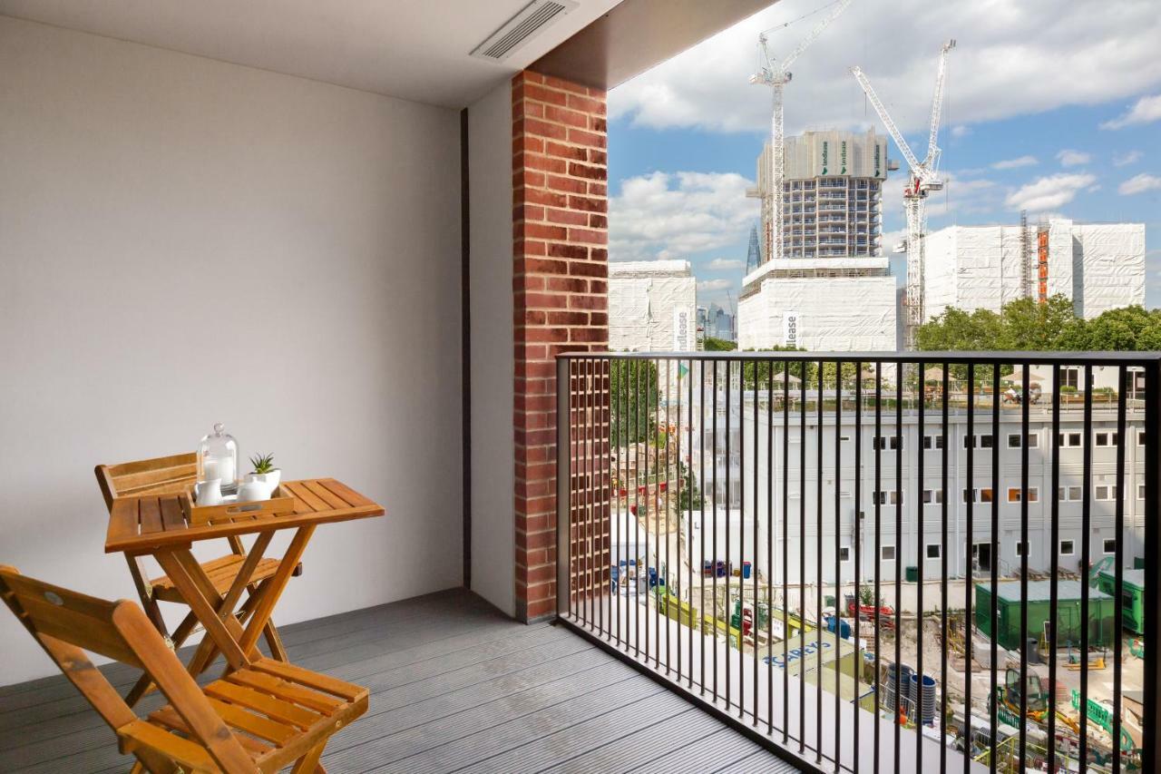 Two Bedroom Serviced Apartment With Balcony In Weymouth Building, Deacon Street Лондон Экстерьер фото